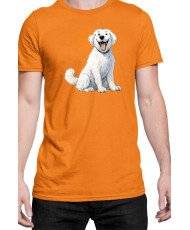 Мъжка Тениска Funny Dogs Breeds Kuvasz