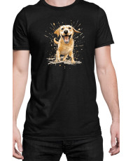 Мъжка Тениска Funny Dogs Breeds Labrador Retriever
