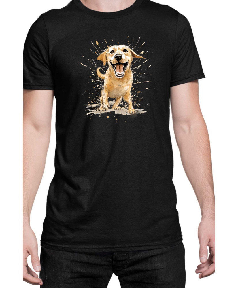 Мъжка Тениска Funny Dogs Breeds Labrador Retriever