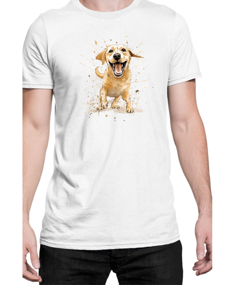 Мъжка Тениска Funny Dogs Breeds Labrador Retriever