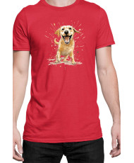 Мъжка Тениска Funny Dogs Breeds Labrador Retriever