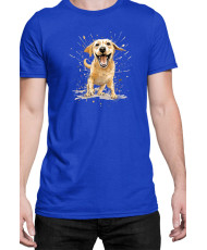 Мъжка Тениска Funny Dogs Breeds Labrador Retriever