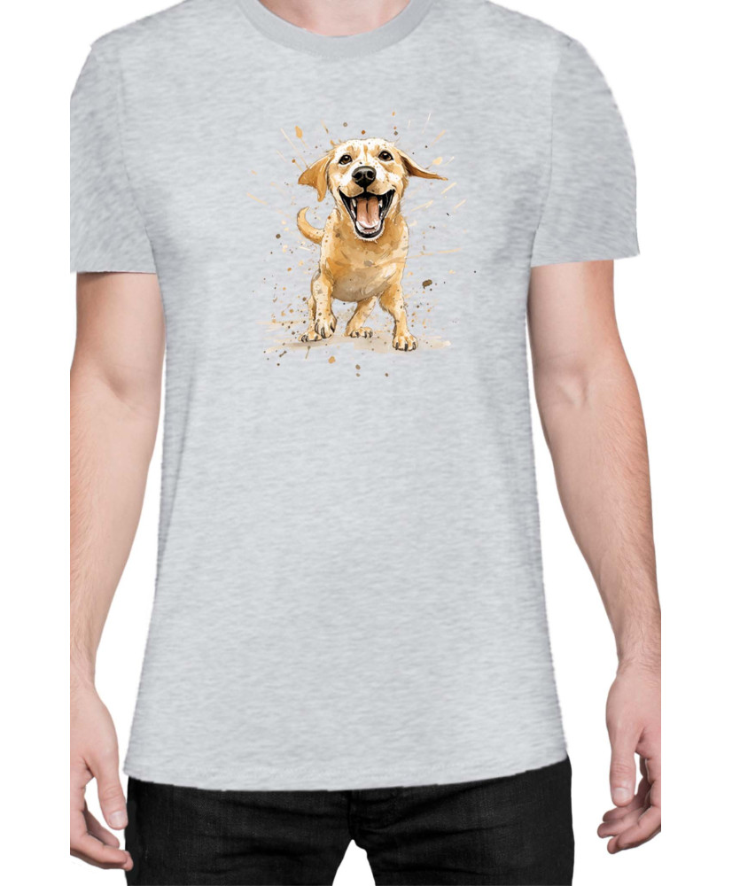 Мъжка Тениска Funny Dogs Breeds Labrador Retriever