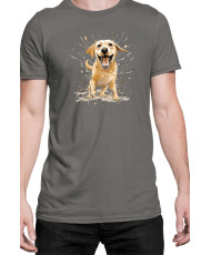 Мъжка Тениска Funny Dogs Breeds Labrador Retriever