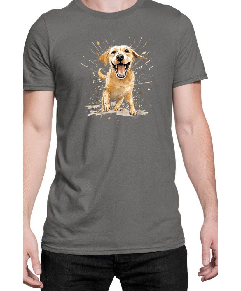 Мъжка Тениска Funny Dogs Breeds Labrador Retriever
