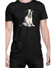 Мъжка Тениска Funny Dogs Breeds Landseer