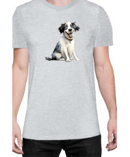 Мъжка Тениска Funny Dogs Breeds Landseer