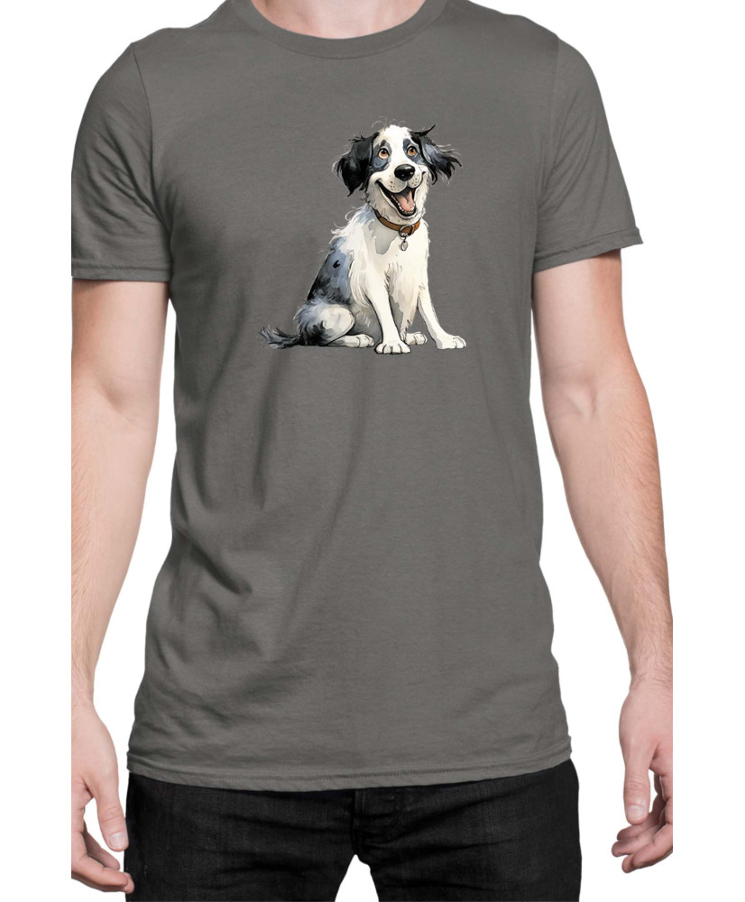 Мъжка Тениска Funny Dogs Breeds Landseer Мъжка Тениска Funny Dogs Breeds Landseer