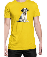 Мъжка Тениска Funny Dogs Breeds Landseer