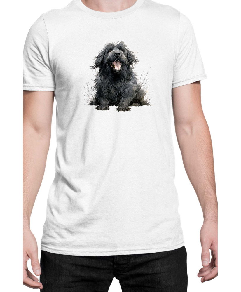 Мъжка Тениска Funny Dogs Breeds Newfoundland