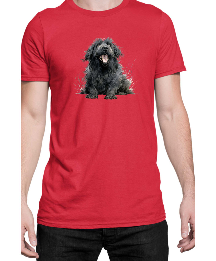 Мъжка Тениска Funny Dogs Breeds Newfoundland