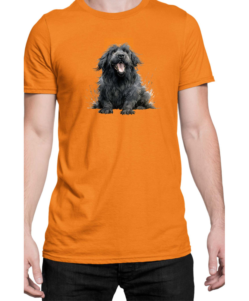 Мъжка Тениска Funny Dogs Breeds Newfoundland