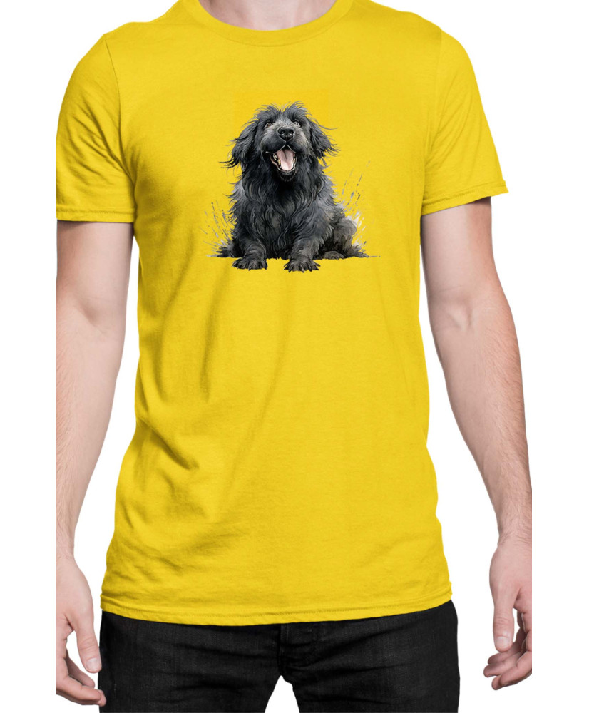 Мъжка Тениска Funny Dogs Breeds Newfoundland