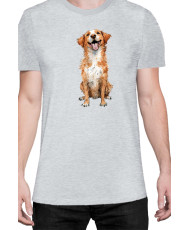 Мъжка Тениска Funny Dogs Breeds Novia Scotia Duck Tolling Retriever