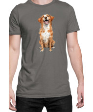 Мъжка Тениска Funny Dogs Breeds Novia Scotia Duck Tolling Retriever