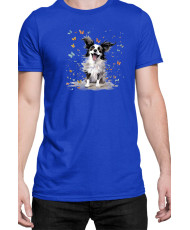 Мъжка Тениска Funny Dogs Breeds Papillon