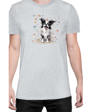 Мъжка Тениска Funny Dogs Breeds Papillon