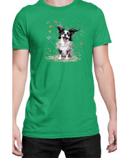 Мъжка Тениска Funny Dogs Breeds Papillon