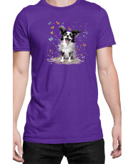 Мъжка Тениска Funny Dogs Breeds Papillon