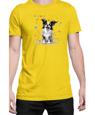 Мъжка Тениска Funny Dogs Breeds Papillon