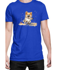 Мъжка Тениска Funny Dogs Breeds Pomeranian