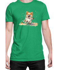 Мъжка Тениска Funny Dogs Breeds Pomeranian
