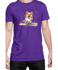 Мъжка Тениска Funny Dogs Breeds Pomeranian