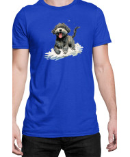 Мъжка Тениска Funny Dogs Breeds Portugese Water Dog