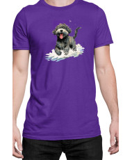 Мъжка Тениска Funny Dogs Breeds Portugese Water Dog
