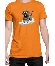 Мъжка Тениска Funny Dogs Breeds Portugese Water Dog
