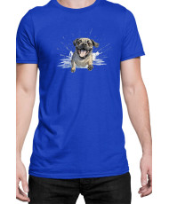 Мъжка Тениска Funny Dogs Breeds Pug 01