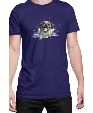 Мъжка Тениска Funny Dogs Breeds Pug 01