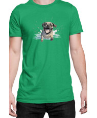 Мъжка Тениска Funny Dogs Breeds Pug 01