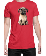 Мъжка Тениска Funny Dogs Breeds Pug 02