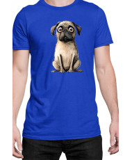 Мъжка Тениска Funny Dogs Breeds Pug 02