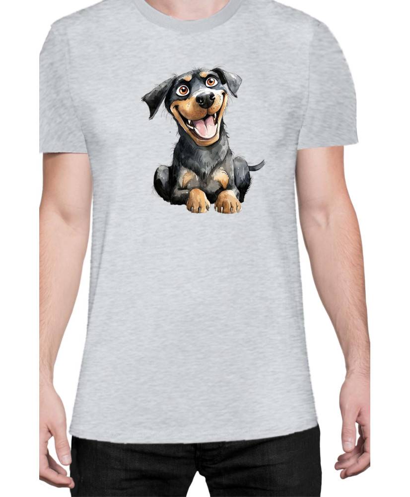 Мъжка Тениска Funny Dogs Breeds Rottweiler Мъжка Тениска Funny Dogs Breeds Rottweiler