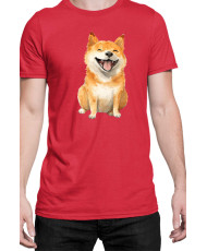 Мъжка Тениска Funny Dogs Breeds Shiba Inu