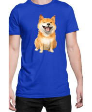 Мъжка Тениска Funny Dogs Breeds Shiba Inu