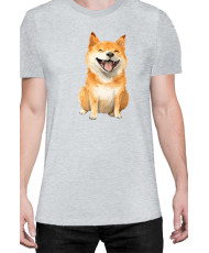 Мъжка Тениска Funny Dogs Breeds Shiba Inu