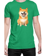 Мъжка Тениска Funny Dogs Breeds Shiba Inu