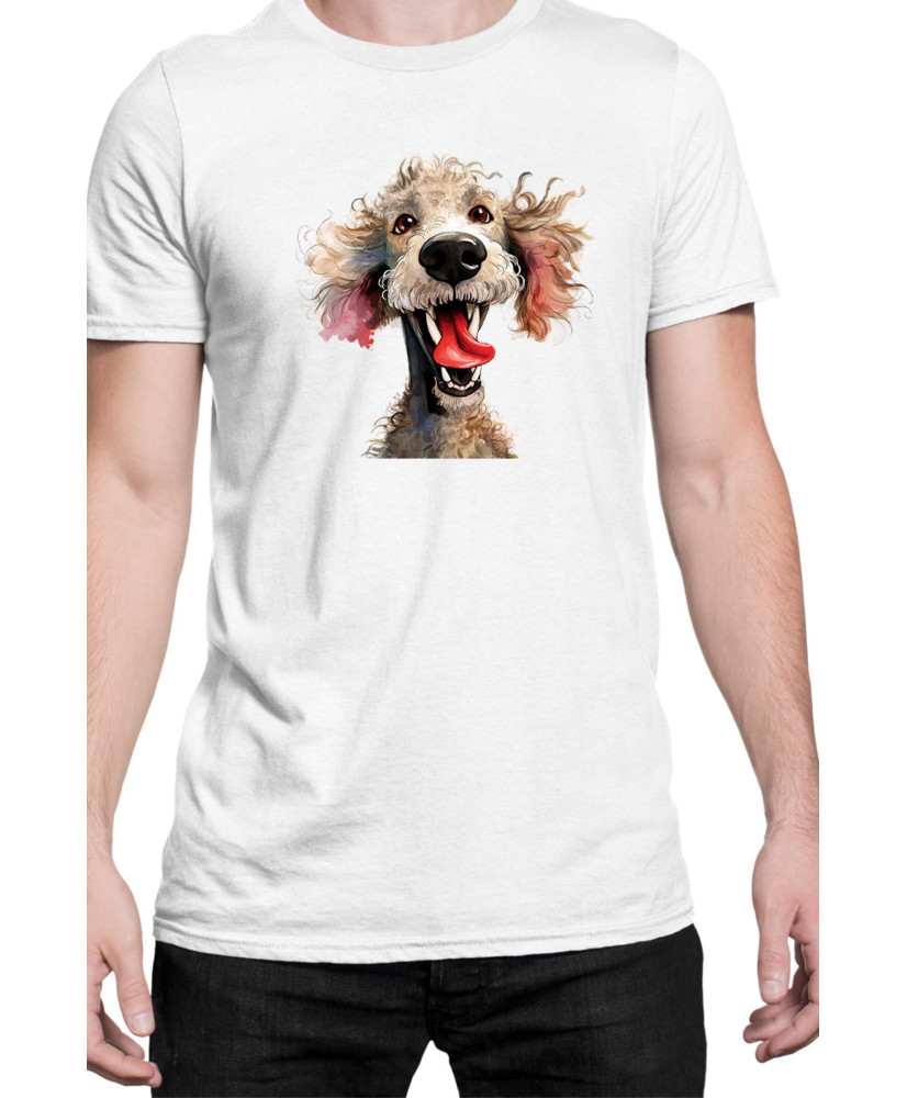 Мъжка Тениска Funny Dogs Breeds Standard Poodle 01