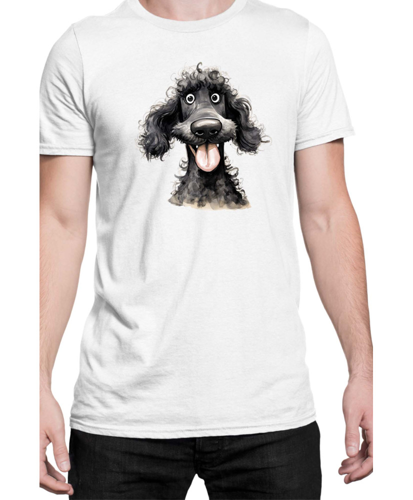 Мъжка Тениска Funny Dogs Breeds Standard Poodle 02 Мъжка Тениска Funny Dogs Breeds Standard Poodle 02