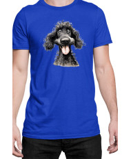 Мъжка Тениска Funny Dogs Breeds Standard Poodle 02