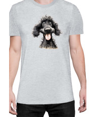 Мъжка Тениска Funny Dogs Breeds Standard Poodle 02