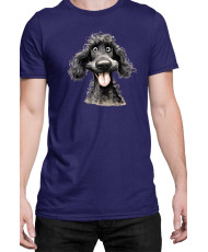 Мъжка Тениска Funny Dogs Breeds Standard Poodle 02