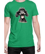 Мъжка Тениска Funny Dogs Breeds Standard Poodle 02