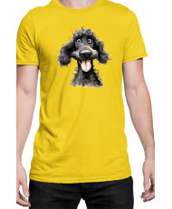 Мъжка Тениска Funny Dogs Breeds Standard Poodle 02