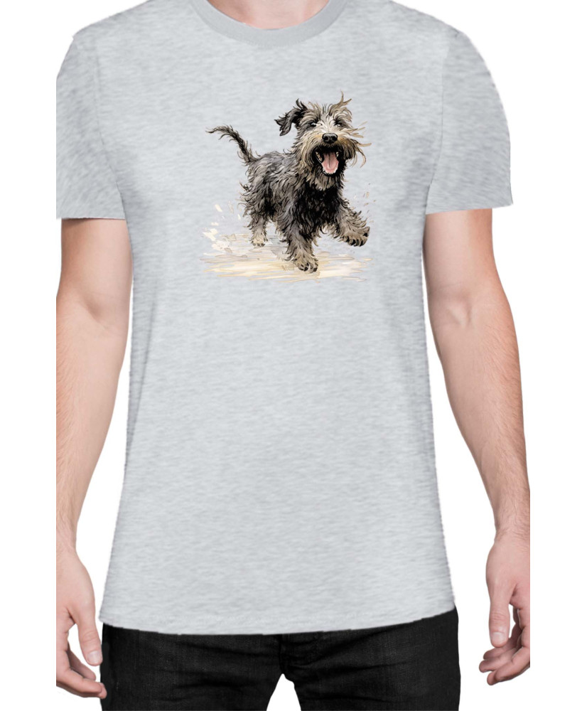 Мъжка Тениска Funny Dogs Breeds Terrier