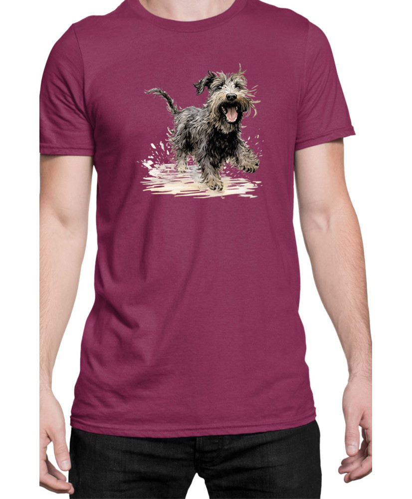 Мъжка Тениска Funny Dogs Breeds Terrier