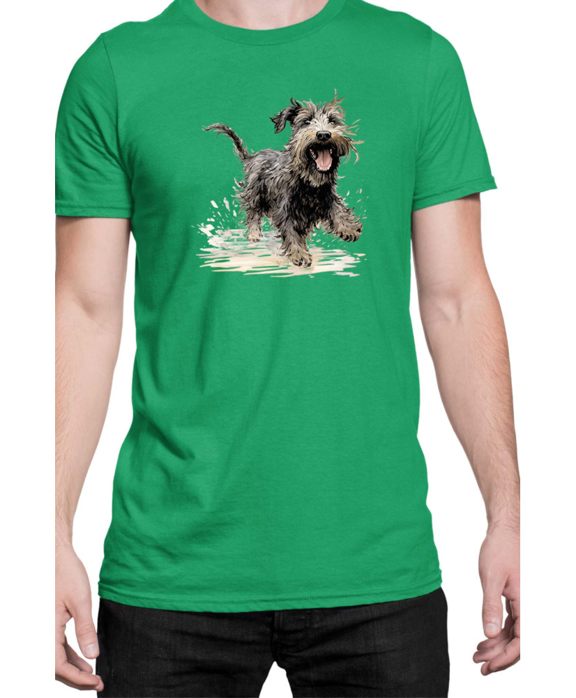 Мъжка Тениска Funny Dogs Breeds Terrier